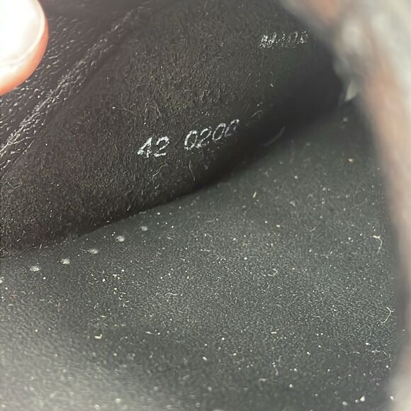 Sanita Pro Textured Black Oiled Leather Women’s 11.5/EU 42 Slip-On Mules Clogs - Picture 6 of 12